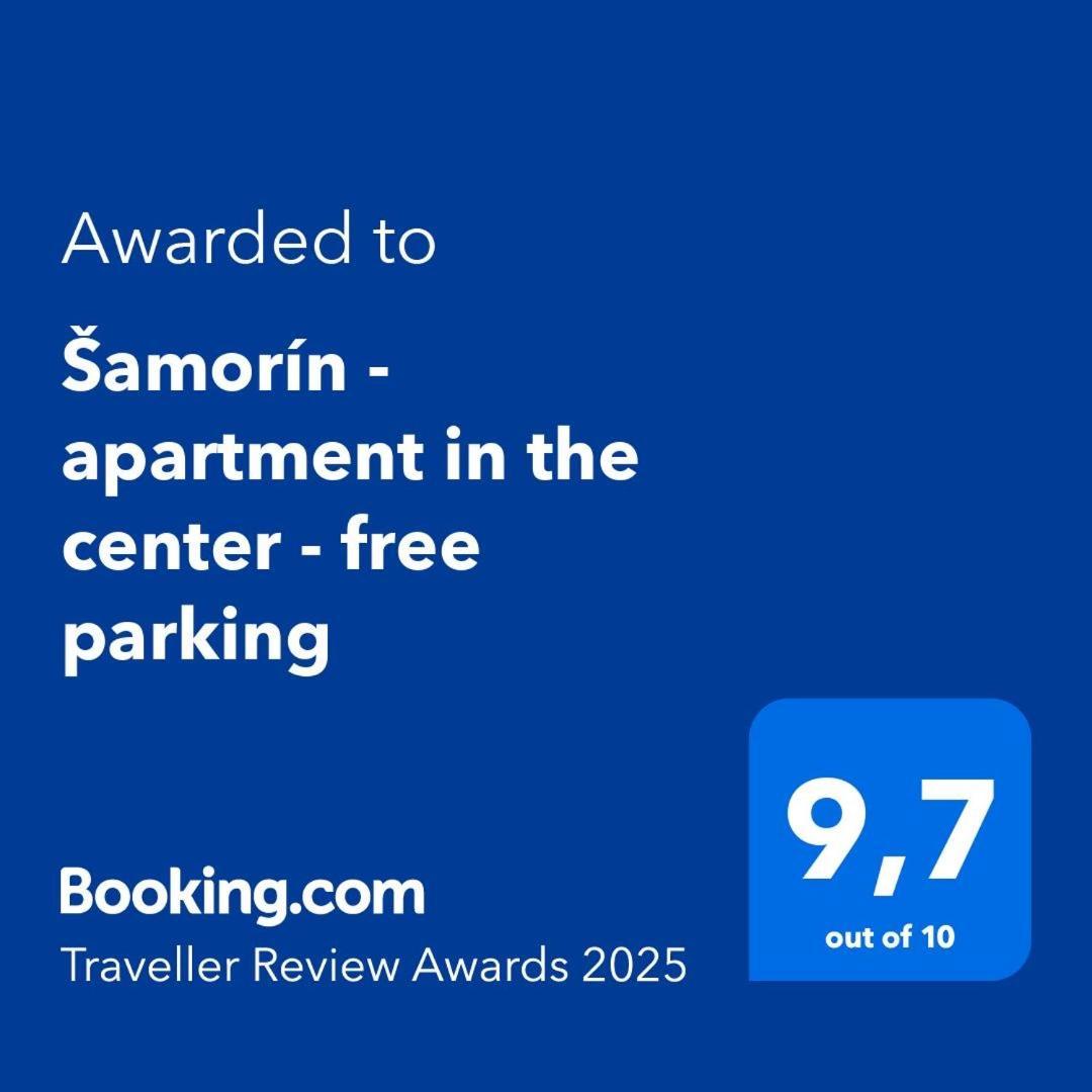 Samorin - Apartment In The Center - Private Parking - Klimatizacia Экстерьер фото